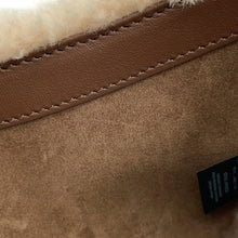 Load image into Gallery viewer, SAINT LAURENT PARIS LE 5 A7 Hobo Brown760375 Shearling Leather Size Mini
