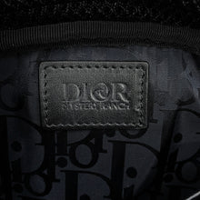 将图像加载到图库查看器中，Dior Mystery Ranch Shoulder Bag Black Nylon Canvas Leather
