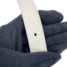 将图像加载到图库查看器中，LOEWE Pebble Bucket 2WAYBag Soft WhiteAANBBBMX02 9567 Leather Size Mini
