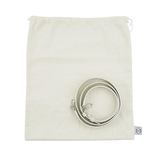 将图像加载到图库查看器中，LOEWE Pebble Bucket 2WAYBag Soft WhiteAANBBBMX02 9567 Leather Size Mini
