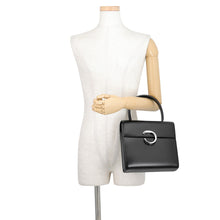 将图像加载到图库查看器中，CARTIER PANTHERE 2WAYHandbag Black Leather
