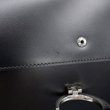 将图像加载到图库查看器中，CARTIER PANTHERE 2WAYHandbag Black Leather
