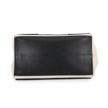 Load image into Gallery viewer, BALENCIAGA Navy Kabas Natural/Black339933 Canvas Leather Size S
