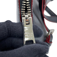 将图像加载到图库查看器中，PRADA 2WAYBag Black/Red1BZ003 Saffiano LeatherLeather
