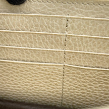 将图像加载到图库查看器中，GUCCI Interlocking G Chain Wallet Ivory615523 CAO0G 9522 Leather

