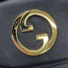 Load image into Gallery viewer, GUCCI Blondie Card Case Shoulder Bag Black698635 UXX0G 1000 Leather
