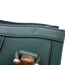 Load image into Gallery viewer, GUCCI Diana 2WAY Handbag Green832936 Leather Bamboo Size Small
