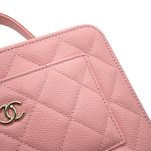 Load image into Gallery viewer, CHANEL 2-Way Vanity Chain Shoulder Bag PinkAP4778 Caviar Leather
