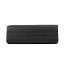 将图像加载到图库查看器中，PRADA Embossed Logo Handbag Black1BA335 Saffiano LeatherLeather
