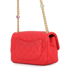 Load image into Gallery viewer, CHANEL Matelasse Bijoux ChainShoulder Bag Coral RedAS2380 Lambskin
