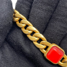 将图像加载到图库查看器中，CHANEL Matelasse Bijoux ChainShoulder Bag Coral RedAS2380 Lambskin
