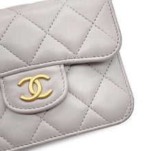 将图像加载到图库查看器中，CHANEL ChainShoulder Bag GrayAP2200 Lambskin Size Mini
