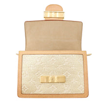 将图像加载到图库查看器中，LOUIS VUITTON Dauphine Gold/BrownM22826 Monogram Laminated Jacquard Size MINI
