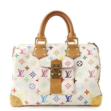 将图像加载到图库查看器中，LOUIS VUITTON Speedy Blanc/RedM92643 Monogram・Multicolor Size 30
