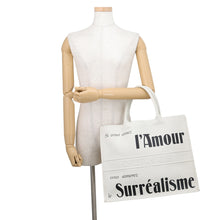 Load image into Gallery viewer, Dior Book tote White Leather Size Large

