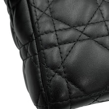 Load image into Gallery viewer, Dior Lady Dior Canage Black Lambskin Size Large
