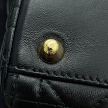 Load image into Gallery viewer, Dior Lady Dior Canage Black Lambskin Size Large
