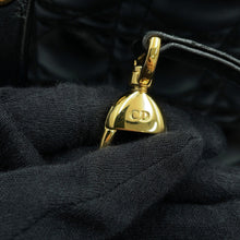 Load image into Gallery viewer, Dior Lady Dior Canage Black Lambskin Size Large
