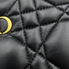 将图像加载到图库查看器中，Dior Caro Box 2WAY Bag BlackS5140UNGX Leather

