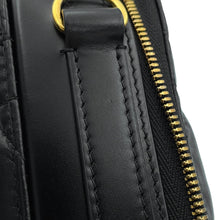 将图像加载到图库查看器中，Dior Caro Box 2WAY Bag BlackS5140UNGX Leather
