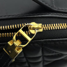 将图像加载到图库查看器中，Dior Caro Box 2WAY Bag BlackS5140UNGX Leather
