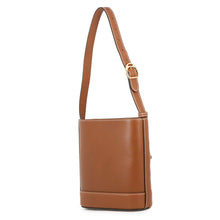 Load image into Gallery viewer, GUCCI GUCCI73 Horsebit Bucket Shoulder Bag Brown833665 Leather Size Small
