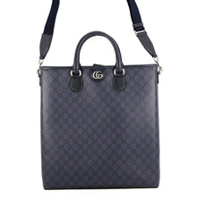 Load image into Gallery viewer, GUCCI 2WAYBag Navy792118 GG Supreme Leather Size Medium
