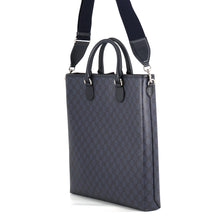 Load image into Gallery viewer, GUCCI 2WAYBag Navy792118 GG Supreme Leather Size Medium
