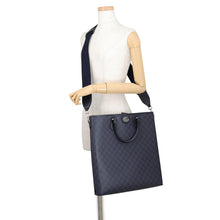 Load image into Gallery viewer, GUCCI 2WAYBag Navy792118 GG Supreme Leather Size Medium
