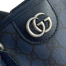 Load image into Gallery viewer, GUCCI 2WAYBag Navy792118 GG Supreme Leather Size Medium
