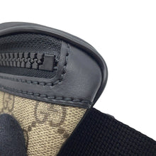 将图像加载到图库查看器中，GUCCI GG Supreme Waist Bag Beige/Black779877 GG SupremeCanvas Leather
