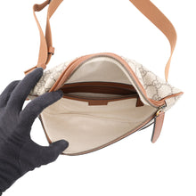 Load image into Gallery viewer, GUCCI GG Emblem Crossbody Bag Beige/Brown821162 PVC Leather Size Medium
