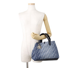 Load image into Gallery viewer, Dior Oblique Jules Bag BlueM2821ODCE_M49E Jacquard Leather Size Medium
