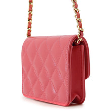 Load image into Gallery viewer, CHANEL MatelasseChainPouch PinkCD0204 Calf Leather
