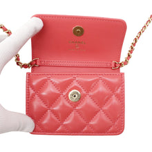 Load image into Gallery viewer, CHANEL MatelasseChainPouch PinkCD0204 Calf Leather
