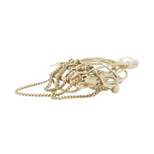 Load image into Gallery viewer, CHANEL Birdcage Brooch Gold Metal Faux Pearl Rhinestone
