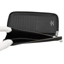 将图像加载到图库查看器中，LOUIS VUITTON Zippy wallet Vertical NoirM62295 Monogram Eclipse
