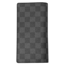 Load image into Gallery viewer, LOUIS VUITTON Portefeuille Brazza NoirN62665 Damier Graphite
