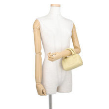Load image into Gallery viewer, CELINE Cuir Triomphe Boston Yellow10P043ESM Smooth Calf Leather Size Mini
