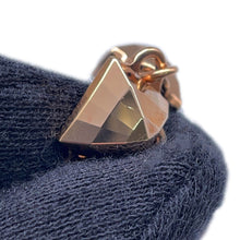 Load image into Gallery viewer, HERMES Disco Fauve Necklace Bordeaux Metal Swift Leather
