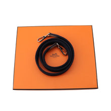 Load image into Gallery viewer, HERMES Evelyne Amazon Short Etoupe/Blue Indigo Taurillon Clemence Size TPM
