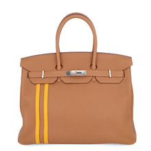Load image into Gallery viewer, HERMES Birkin Officer Gold/Jaune Ambre Togo Leather Swift Leather Size 35
