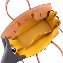 Load image into Gallery viewer, HERMES Birkin Officer Gold/Jaune Ambre Togo Leather Swift Leather Size 35
