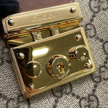 Load image into Gallery viewer, GUCCI GG Supreme Padlock ChainShoulder Bag Beige/Brown498156 PVC Leather
