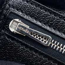 将图像加载到图库查看器中，HERMES Beansufla Black Chevre Myzore Goatskin
