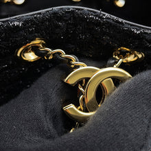 Load image into Gallery viewer, CHANEL CHANEL 25 ChainShoulder Bag BlackAS5631-B25071-94305 Tweed Size Mini

