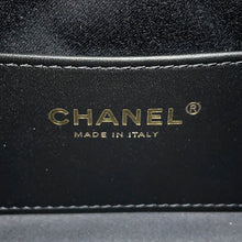 将图像加载到图库查看器中，CHANEL CHANEL 25 ChainShoulder Bag BlackAS5631-B25071-94305 Tweed Size Mini
