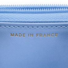 将图像加载到图库查看器中，CHANEL Matelasse Classic Chain Wallet Turnlock Light BlueAP0250 Caviar Leather
