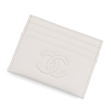 Load image into Gallery viewer, CHANEL CC Logo Card Case 24/25 Year Métiers d'Art Collection WhiteAP4706 Caviar Leather
