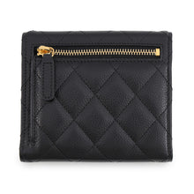 Load image into Gallery viewer, CHANEL Matelasse Classic Small Flap Wallet BlackAP0231 Caviar Leather
